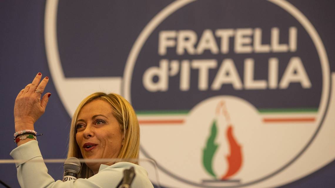 Debate flares in Italy over Meloni party’s ‘fascist flame’