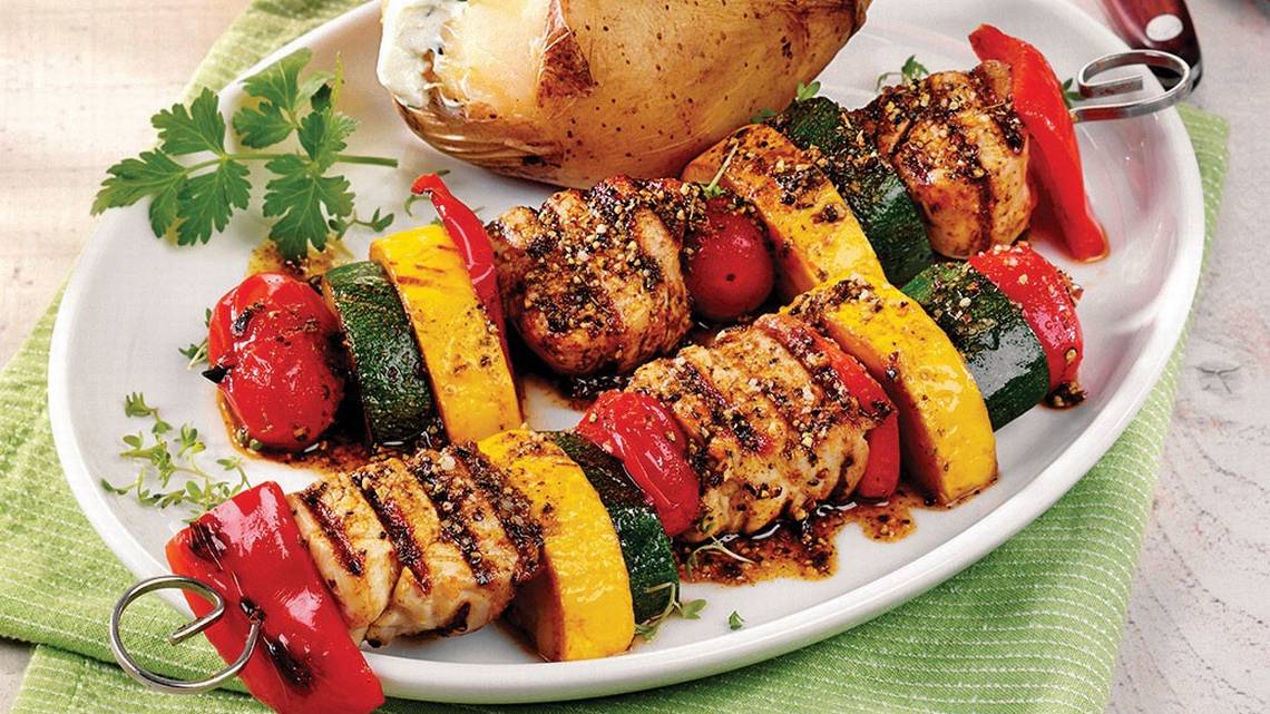 Balsamic-Mustard Chicken Kebabs Recipe is Full of Rich Flavor