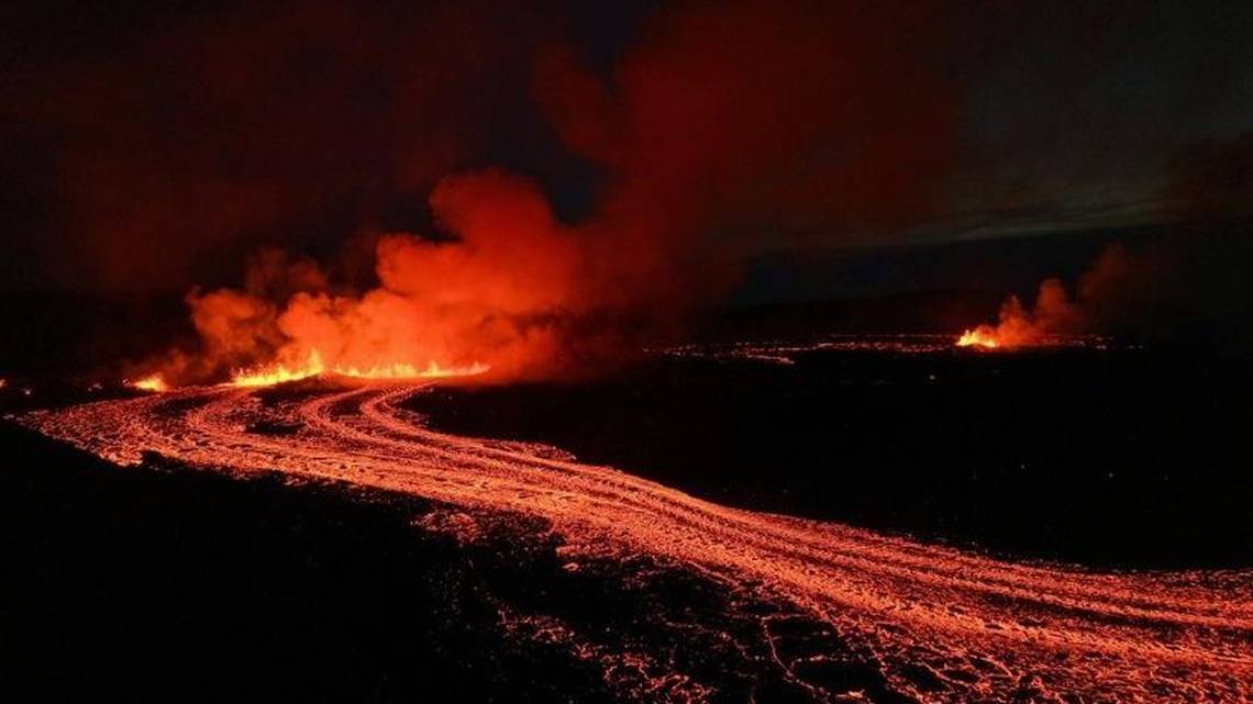 New eruption is Iceland volcano’s 7th this year