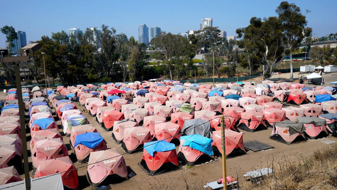 Wait, did Trump endorse San Diego’s safe sleeping sites for homeless people?