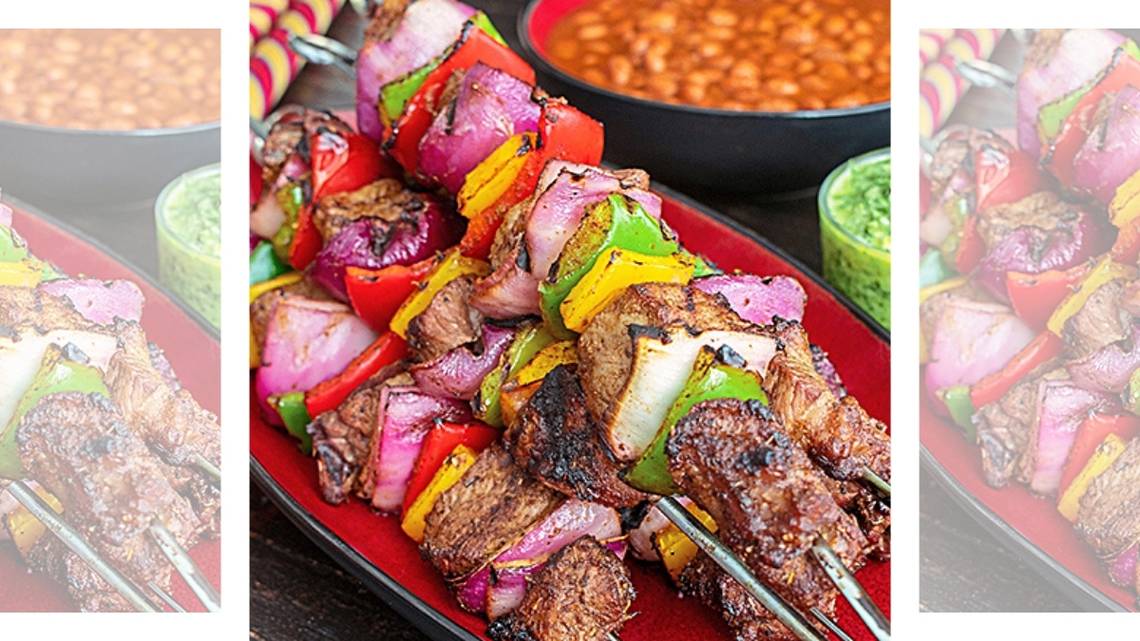 Flavor-Packed Grilled Beef ‘n’ Veggie Skewers Recipe Is a Snap To Whip Up